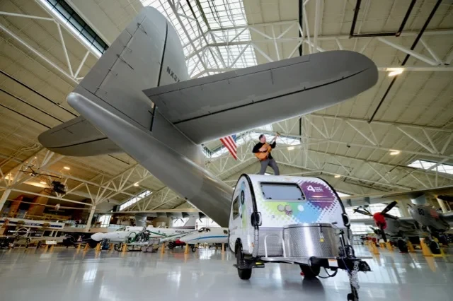 The Hub beneath the Spruce Goose