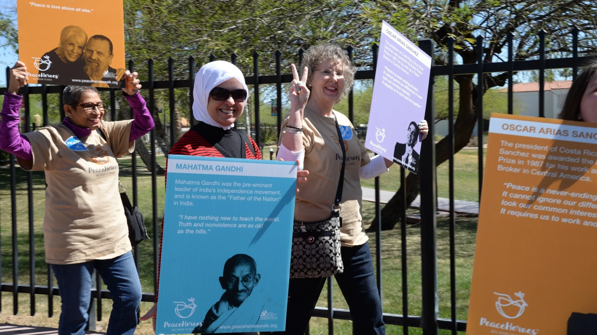 (Phoenix, AZ) 2015 Phoenix Peace Heroes Walk held at the Heard Museum.